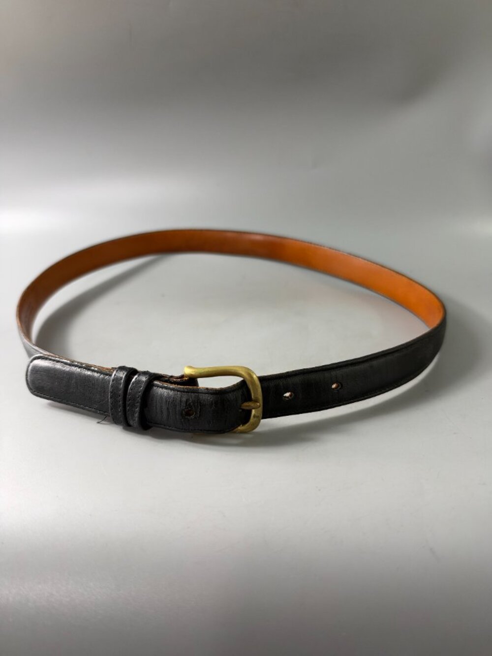 Vintage Coach # 6600 Black Leather Belt, 34/85
